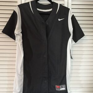 NWT Nike Women's Softball‎ Jersey Athletic Large Dark Gray